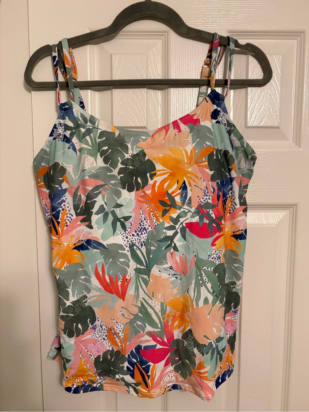 Sunsets Taylor Tankini Top with Built in Bra 38E/36F/34G